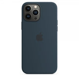 Apple Original iPhone 13 Pro Max Cover Silicone Case MagSafe Bläckblå