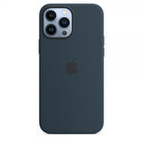 Apple Original iPhone 13 Pro Max Cover Silicone Case MagSafe Bläckblå