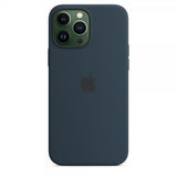 Apple Original iPhone 13 Pro Max Cover Silicone Case MagSafe Bläckblå