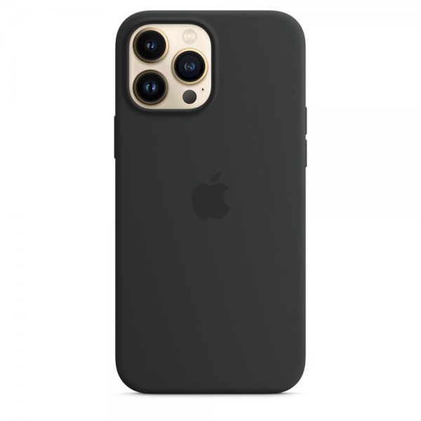 Apple Original iPhone 13 Pro Max Cover Silicone Case MagSafe Midnatt