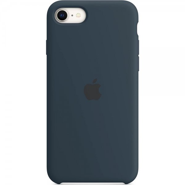 Apple Original iPhone 7/8/SE Cover Silicone Case Abyss Blue