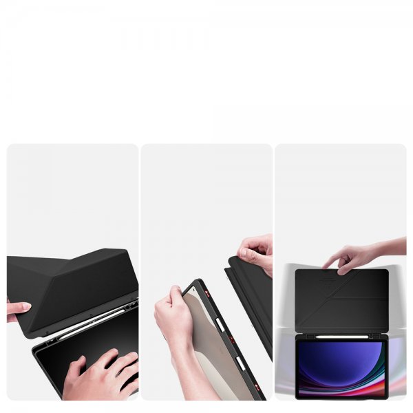 Dux Ducis Samsung Galaxy Tab S9/S9 FE/S10 FE/S10 Lite Fodral Magi Series Sort