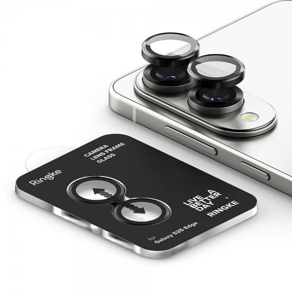 Ringke Samsung Galaxy S25 Edge Kamerabeskyttelse Kameralinse Ramme 2-pak