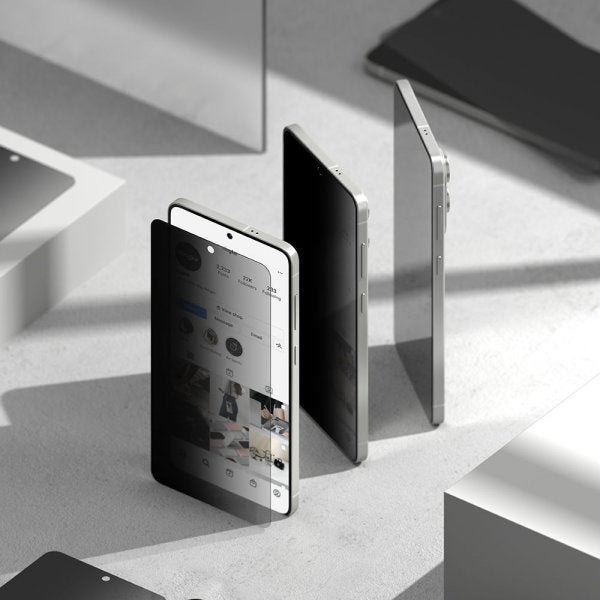 Ringke Samsung Galaxy S25 Edge Skærmbeskyttelse Easy Slide Privacy 2-pak