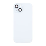 iPhone 15 Bagside Glas med Magnet og Kameralinse - Hvid