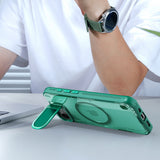 Nillkin iPhone 16e/iPhone 17e Cover Iceblade Prop MagSafe Grøn
