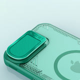 Nillkin iPhone 16e/iPhone 17e Cover Iceblade Prop MagSafe Grøn
