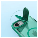 Nillkin iPhone 16e/iPhone 17e Cover Iceblade Prop MagSafe Grøn