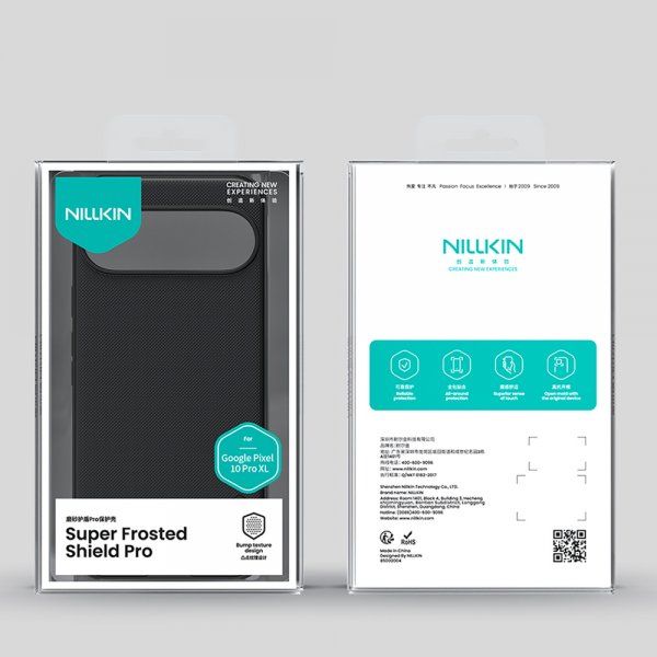 Nillkin Google Pixel 10 Pro XL Cover Super Frosted Shield Pro Sort