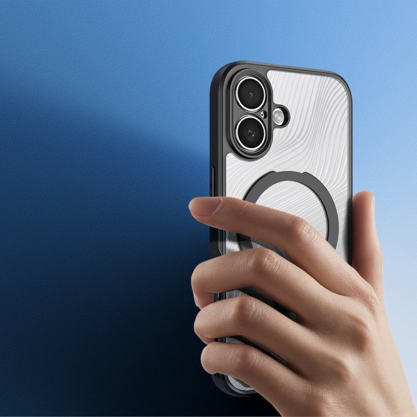Dux Ducis iPhone 17 Cover Aimo Series MagSafe Kickstand Sort