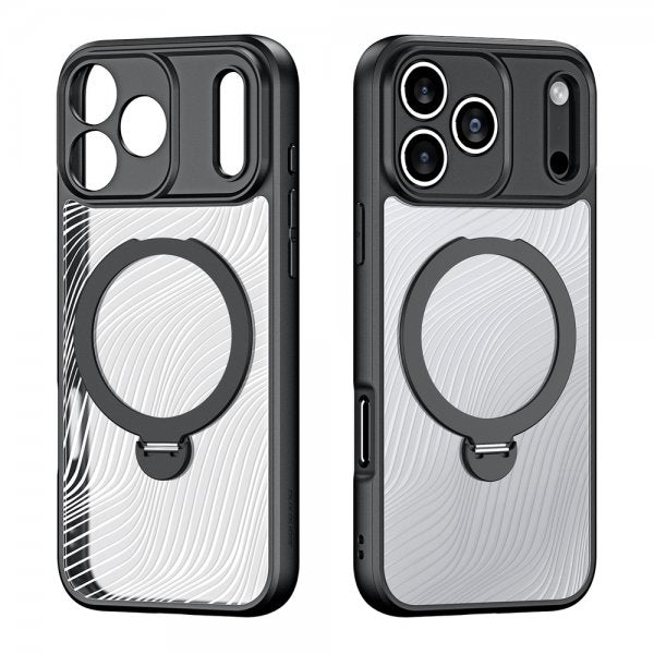 Dux Ducis iPhone 17 Pro Max Cover Aimo Series MagSafe Kickstand Sort