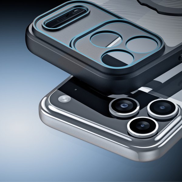Dux Ducis iPhone 17 Pro Max Cover Aimo Series MagSafe Kickstand Sort