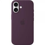 Apple Original iPhone 16 Cover Silikone Cover MagSafe Plum