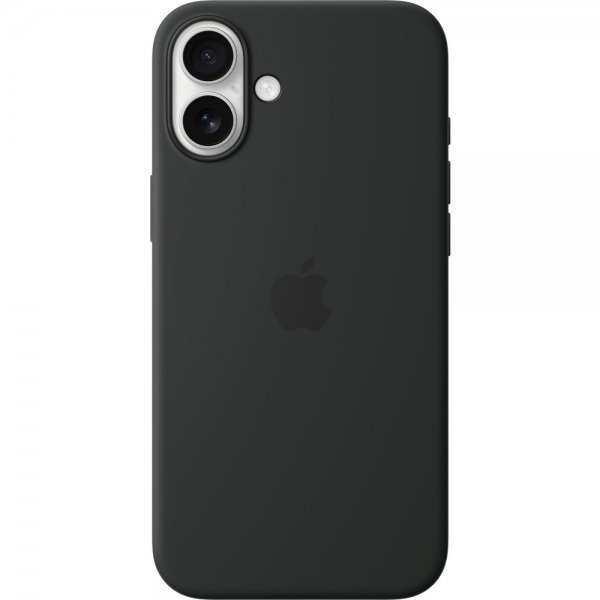 Apple Original iPhone 16 Plus Cover Silikone Cover MagSafe Sort