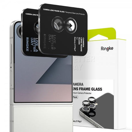 Ringke Samsung Galaxy Z Flip 7 Kamerabeskytter Kameralinse Ramme 2-pak