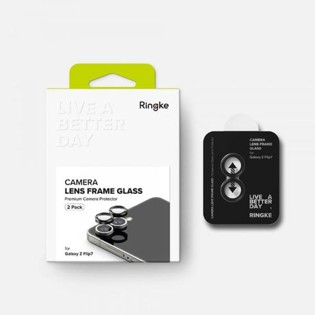 Ringke Samsung Galaxy Z Flip 7 Kamerabeskytter Kameralinse Ramme 2-pak