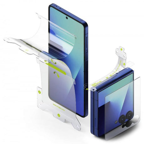 Ringke Samsung Galaxy Z Flip 7 Skærmbeskyttelse 3-i-1 Protector Pro