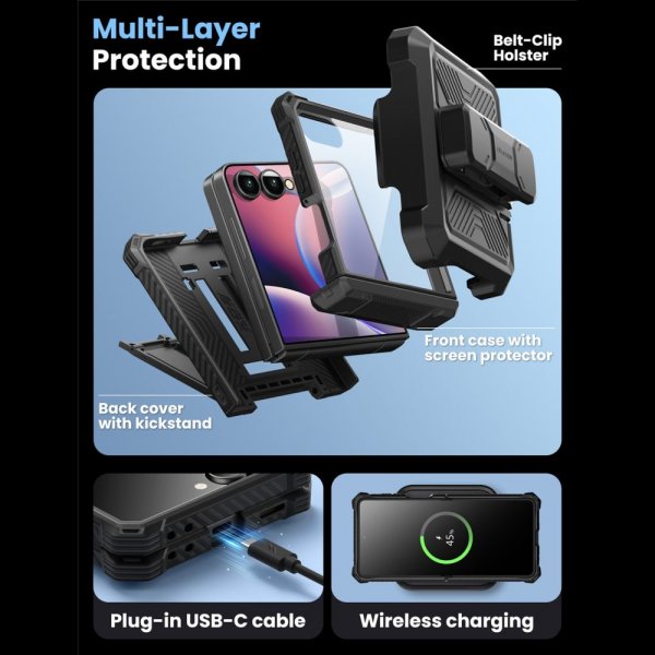 Supcase Samsung Galaxy Z Flip 7 Cover ArmorBox Sort