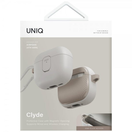UNIQ AirPods 4 Cover Clyde Beige