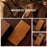 Lc.Imeeke Xiaomi 17T Etui med Kortholder Stativfunktion Lysebrun