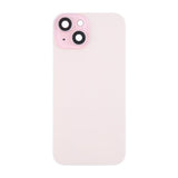 iPhone 15 Bagside Glas med Magnet og Kameralinse - Rosa