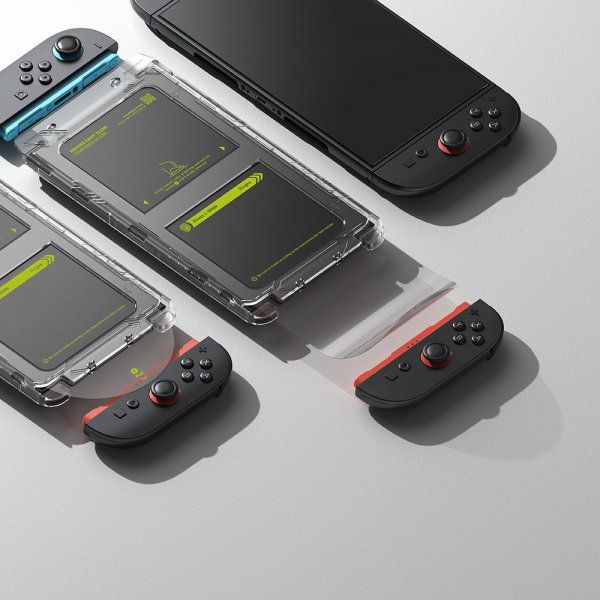 Ringke Nintendo Switch 2 Skærmbeskyttelse Easy Slide 2-pak