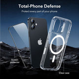 ESR iPhone 17 Cover og Skærmbeskyttelse Classic Hybrid MagSafe Sæt Transparent