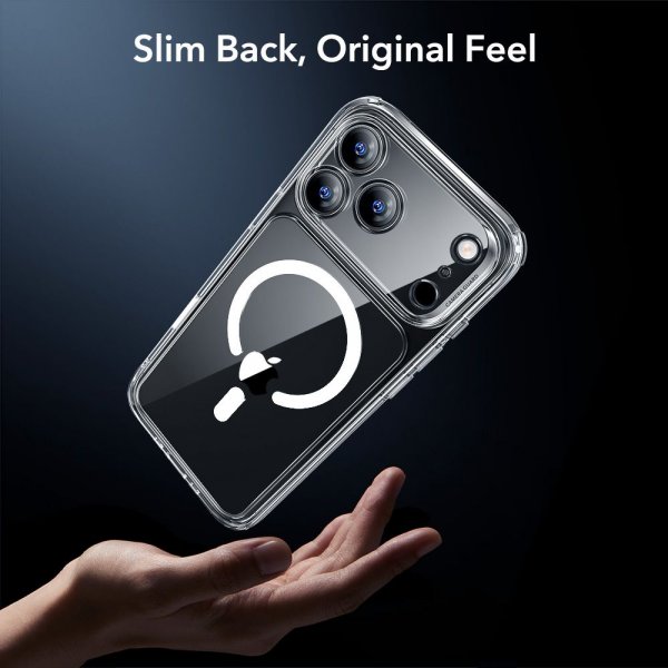 ESR iPhone 17 Pro Max Cover og Skærmbeskyttelse Classic Hybrid MagSafe Sæt Transparent