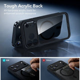 ESR iPhone 17 Pro Max Cover og Skærmbeskyttelse Classic Hybrid MagSafe Sæt Sort Gennemsigtig