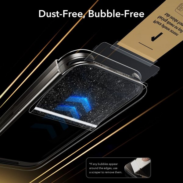 ESR iPhone 16 Pro/iPhone 17 Skærmbeskyttelse UltraFit Armorite Pro