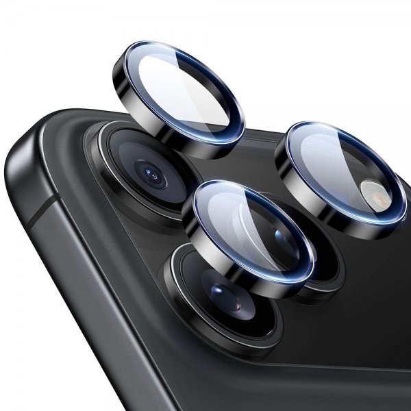 ESR iPhone 14/15/16/17 Pro & Pro Max Kamerabeskyttelse Armorite Sort