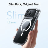 ESR iPhone 17 Pro Cover Classic Hybrid Kickstand MagSafe Transparent