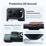 ESR iPhone 17 Pro Max Cover Classic Hybrid Kickstand MagSafe Sort Transparent