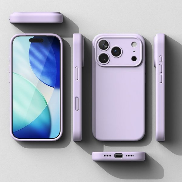 Ringke iPhone 17 Pro Max Cover Silikone Magnetisk Lilla