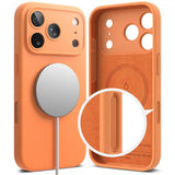 Ringke iPhone 17 Pro Max Cover Silicone Magnetic Tangerine