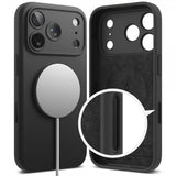 Ringke iPhone 17 Pro Cover Silicone Magnetic Lilla