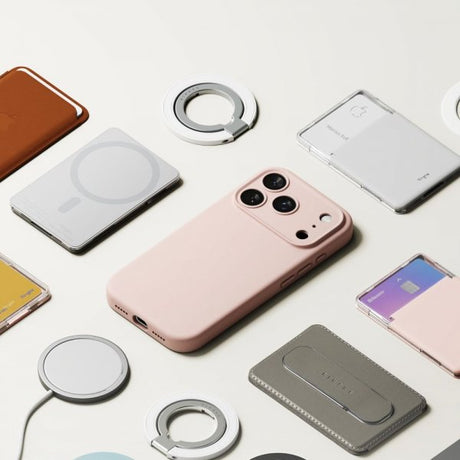 Ringke iPhone 17 Pro Cover Silikone Magnetic Pink Sand