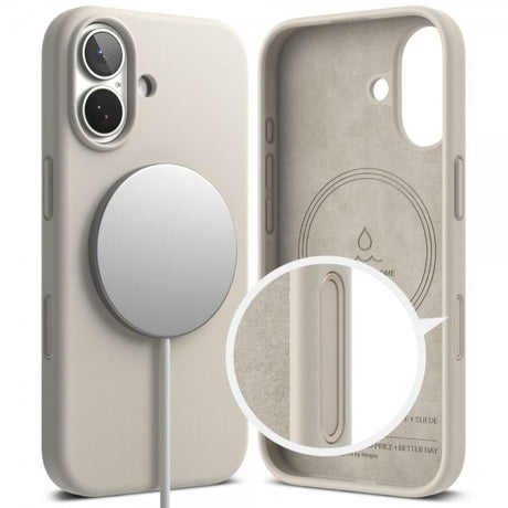 Ringke iPhone 17 Cover Silicone Magnetic Stone