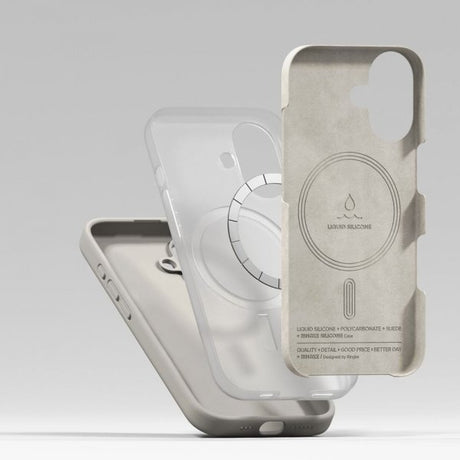 Ringke iPhone 17 Cover Silicone Magnetic Stone