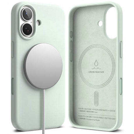 Ringke iPhone 17 Cover Silikone Magnetic Soft Mint