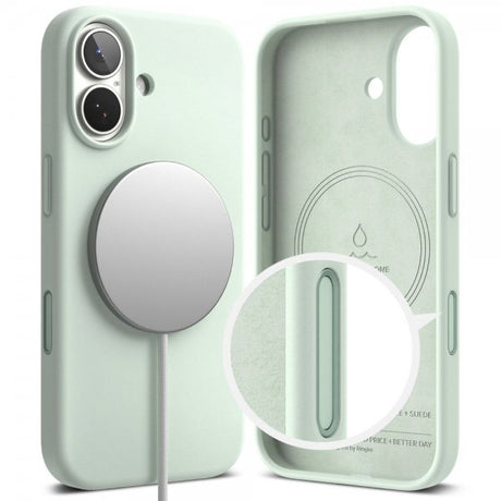Ringke iPhone 17 Cover Silikone Magnetic Soft Mint