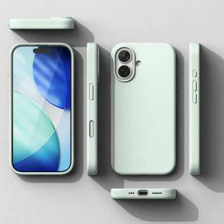 Ringke iPhone 17 Cover Silikone Magnetic Soft Mint