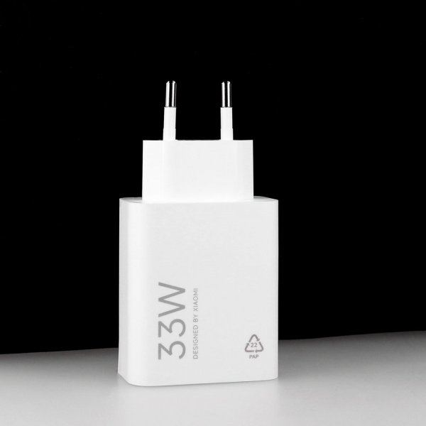 Xiaomi Original Oplader med USB-C kabel 33W Charging Combo 3A Type-A
