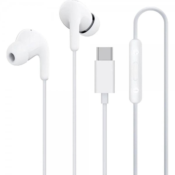Xiaomi Kablede USB-C Hovedtelefoner Type-C Earphones Hvid
