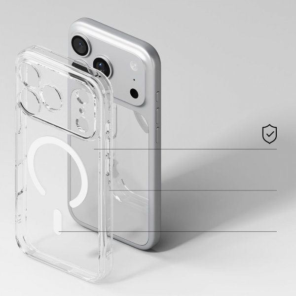 Ringke iPhone 17 Pro Max Cover Fusion Magnetic Transparent