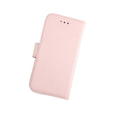 Rvelon iPhone 7/8/SE Cover Ægte læder Kortlomme Rosa