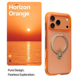 Torras iPhone 17 Pro Max Cover Ostand Q3 Silicone Obsidian Black