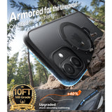 Torras iPhone 17 Cover Ostand Q3 Spin Obsidian Black