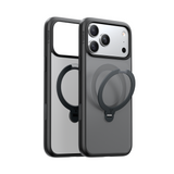 Torras iPhone 17 Pro Max Cover Ostand Q3 Spin Obsidian Black