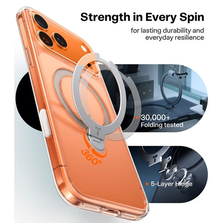 Torras iPhone 17 Pro Max Cover Ostand Q3 Spin Klar